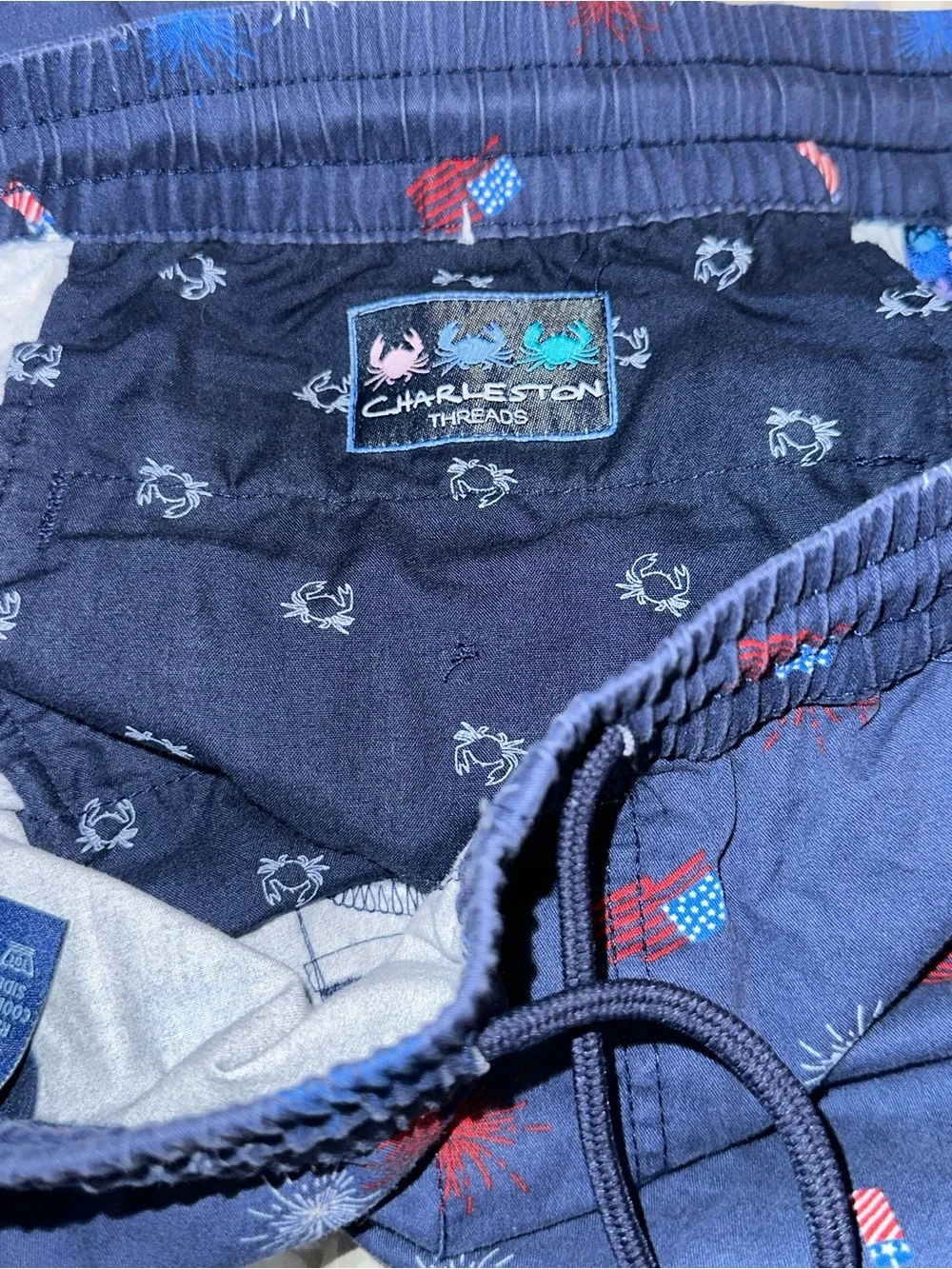 Patriotic Charleston thread xxl shorts - Picture 2 of 5